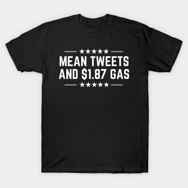 Mean Tweets and $1.87 Gas T-Shirt by MalibuSun